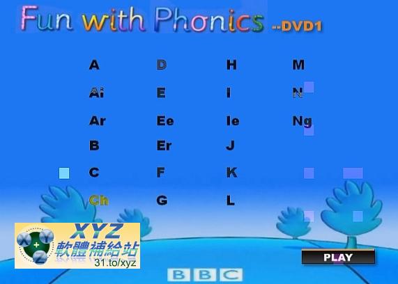 BBC 出品 國際主流的英語教學法 Fun with Phonics 拼音英語 01-44集(完) 英語發音 幼兒教學版(適用任何家用DVD播放機)(2DVD)